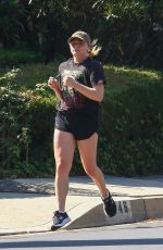 CHLOE KORETZ Out Jogging in Los Angeles 10/22/2018