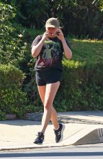 CHLOE KORETZ Out Jogging in Los Angeles 10/22/2018