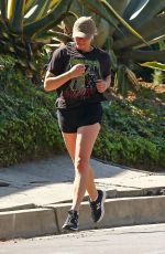 CHLOE KORETZ Out Jogging in Los Angeles 10/22/2018