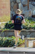 CHLOE KORETZ Out Jogging in Los Angeles 10/22/2018