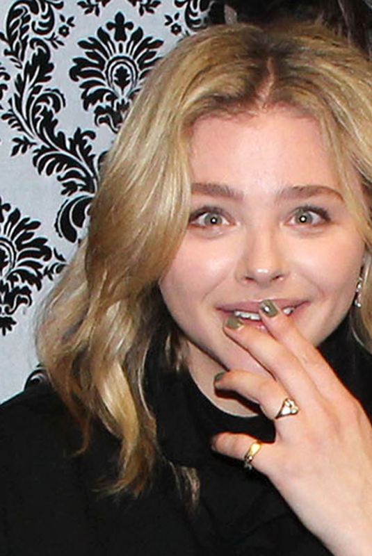 CHLOE MORETZ at Knotts Scary Farm in Buena Park 10/13/2018