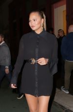 CHRISSY TEIGEN Out and About in New York 10/23/2018