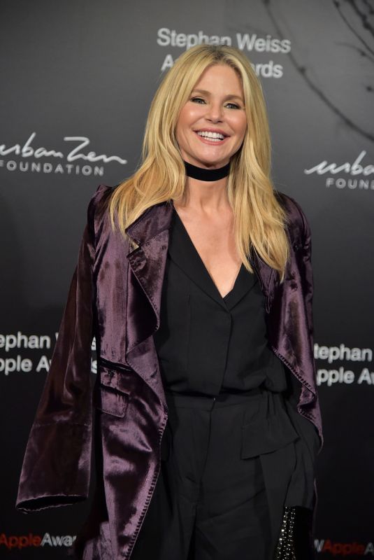CHRISTIE BRINKLEY at Stephan Weiss Apple Awards in New York 10/24/2018