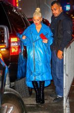 CHRISTINA AGUILERA Arrives at Radio City Music Hall in New York 10/04/2018