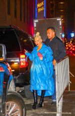 CHRISTINA AGUILERA Arrives at Radio City Music Hall in New York 10/04/2018