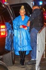 CHRISTINA AGUILERA Arrives at Radio City Music Hall in New York 10/04/2018