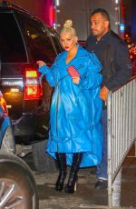 CHRISTINA AGUILERA Arrives at Radio City Music Hall in New York 10/04/2018