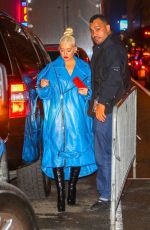 CHRISTINA AGUILERA Arrives at Radio City Music Hall in New York 10/04/2018