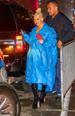 CHRISTINA AGUILERA Arrives at Radio City Music Hall in New York 10/04/2018