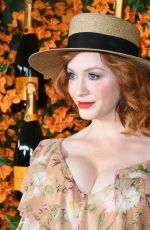 CHRISTINA HENDRICKS at 2018 Veuve Clicquot Polo Classic in Los Angeles 10/06/2018