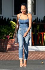 CHRISTINA MILIAN and Matt Pokora at Fred Segal in West Hollywood 10/25/2018