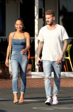 CHRISTINA MILIAN and Matt Pokora at Fred Segal in West Hollywood 10/25/2018