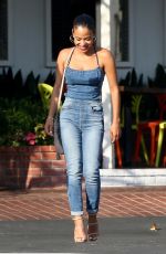CHRISTINA MILIAN and Matt Pokora at Fred Segal in West Hollywood 10/25/2018