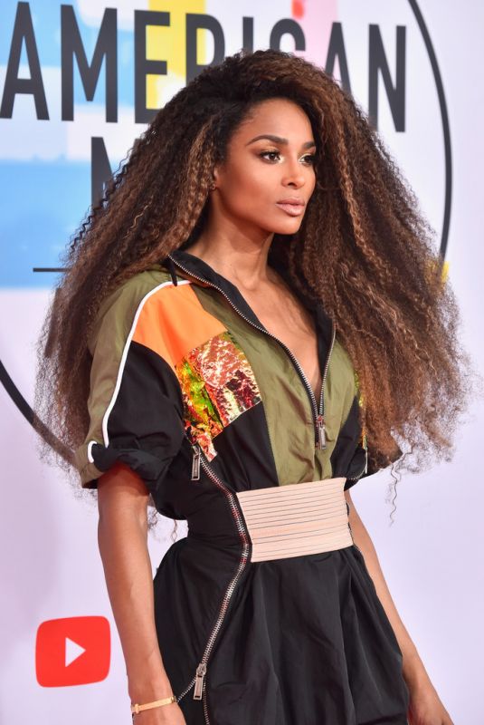 CIARA at American Music Awards in Los Angeles 10/09/2018
