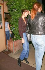 CINDY CRAWFORD and KAIA GERBER at Giorgio Baldi in Santa Monica 10/19/2018