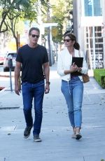 CINDY CRAWFORD and Rande Gerber Out in Beverly Hills 10/19/2018