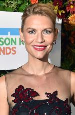 CLAIRE DANES at Hudson River Park Gala in New York 10/11/2018