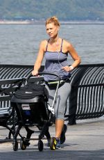 CLAIRE DANES Out at Hudson River Park in New York 10/04/2018