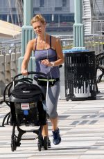 CLAIRE DANES Out at Hudson River Park in New York 10/04/2018