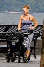 CLAIRE DANES Out at Hudson River Park in New York 10/04/2018