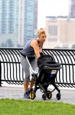 CLAIRE DANES Out at Hudson River Park in New York 10/04/2018