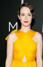 CLAIRE FOY at First Man Premiere in Washington D.C. 10/04/2018