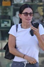 COURTENEY COX Out and About in Beverly Hills 10/04/2018