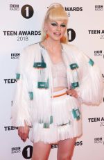 COURTNEY ACT at BBC Radio 1 Teen Awards in London 10/21/2018
