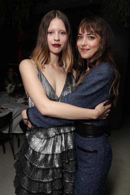 DAKOTA JOHNSON and MIA GOTH at Suspiria Premiere Party in London 10/16/2018
