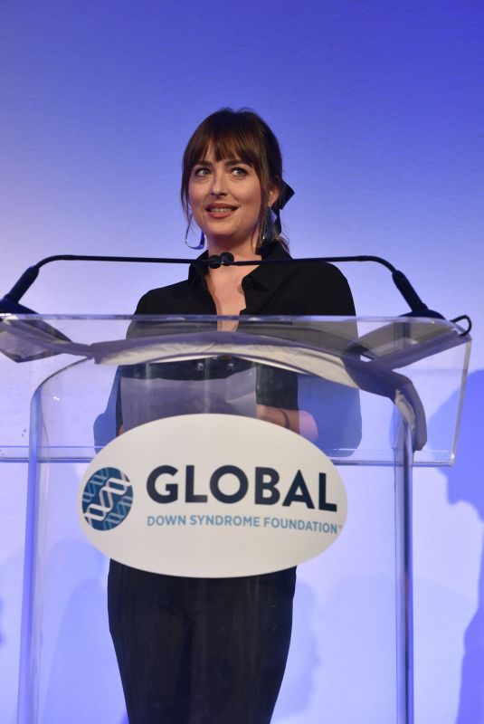 DAKOTA JOHNSON at Global Down Syndrome Foundation 10th Anniversary BBBY Fashion Show in Denver 10/20/2018