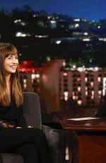 DAKOTA JOHNSON at Jimmy Kimmel Live, 10/11/2018
