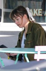 DAKOTA JOHNSON Out for Coffee in West Hollywood 10/10/2018