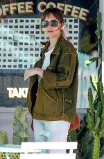 DAKOTA JOHNSON Out for Coffee in West Hollywood 10/10/2018