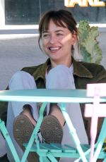 DAKOTA JOHNSON Out for Coffee in West Hollywood 10/10/2018