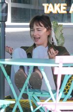 DAKOTA JOHNSON Out for Coffee in West Hollywood 10/10/2018
