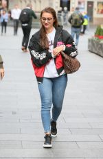 DANI DYER Leaves Capital Radio in London 10/24/2018