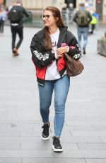 DANI DYER Leaves Capital Radio in London 10/24/2018