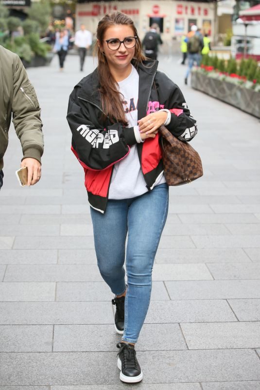 DANI DYER Leaves Capital Radio in London 10/24/2018