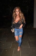 DANIELLE MASON Night Out in London 10/08/2018