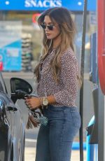 DELTA GOODREM at a Gas Station in Los Angeles 10/09/2018