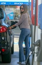 DELTA GOODREM at a Gas Station in Los Angeles 10/09/2018