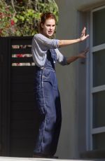 DEMI MOORE and TALLULAH WILLIS Out in Los Angeles 10/24/2018