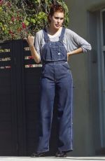 DEMI MOORE and TALLULAH WILLIS Out in Los Angeles 10/24/2018