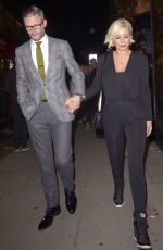 DENISE VAN OUTEN Arrives at Maddox Gallery in London 10/22/2018