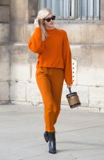 DEVON WINDSOR Out and About in Paris 10/01/2018