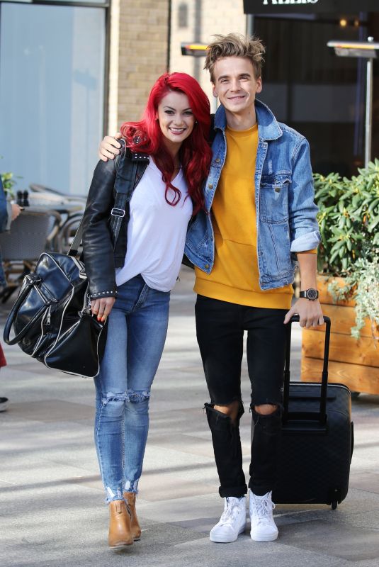DIANNE BUSWELL Leaves ITV Sudios in London 10/18/2018