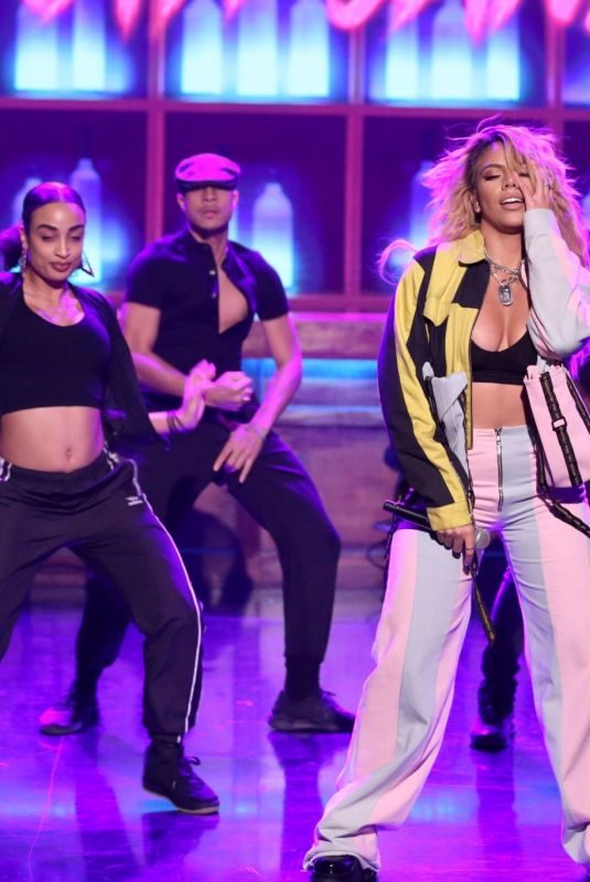 DINAH JANE at Tonight Show Starring Jimmy Fallon in New York 10/08/2018