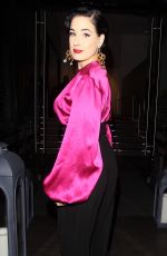 DITA VON TEESE at N10 Restaurant in West Hollywood 09/28/2018