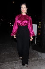 DITA VON TEESE at N10 Restaurant in West Hollywood 09/28/2018