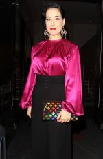 DITA VON TEESE at N10 Restaurant in West Hollywood 09/28/2018